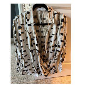 Reiss Print Blouse